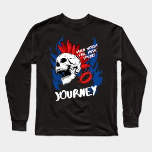 journey ll music speaks Long Sleeve T-Shirt